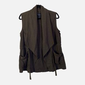 Sanctuary army green utility vest